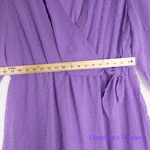 New! City Chic Wild Dobby Dress  lilac purple,  women plus‎ size 18 - Picture 7 of 16